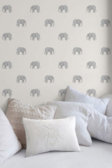 Buy Sophie Allport Elephant Wallpaper from the Next UK online shop