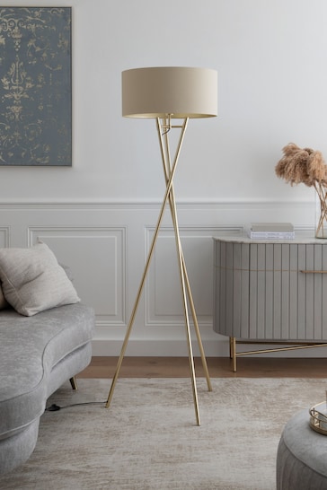 Champagne Gold Rico Floor Lamp