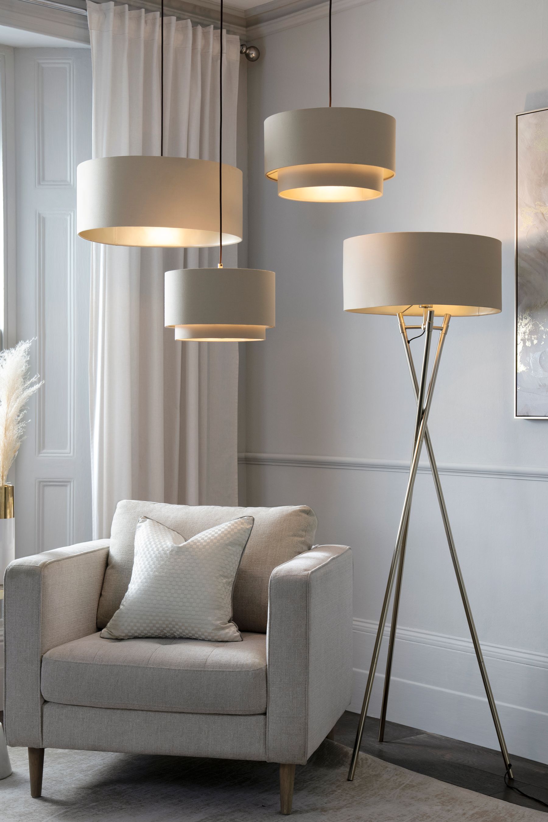 Champagne Gold Rico Floor Lamp