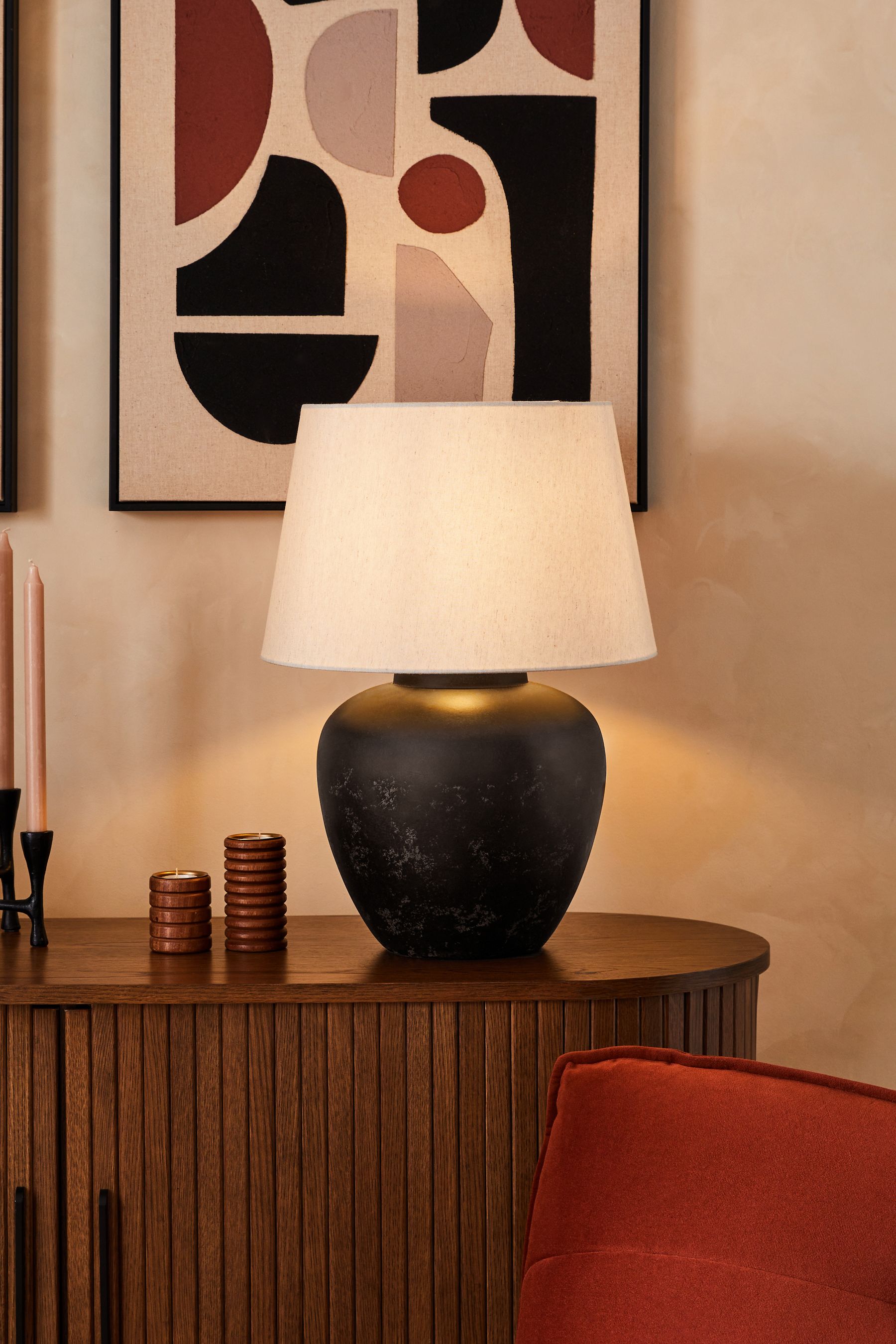 Next black lamp discount