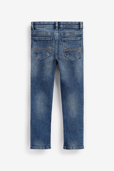Blue Acid Wash Super Skinny Fit Cotton Rich Stretch Jeans (3-17yrs)