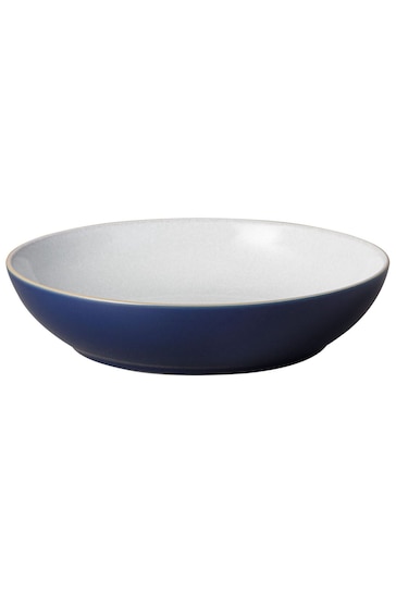 Denby 4 Piece Dark Blue Elements Pasta Bowls Set