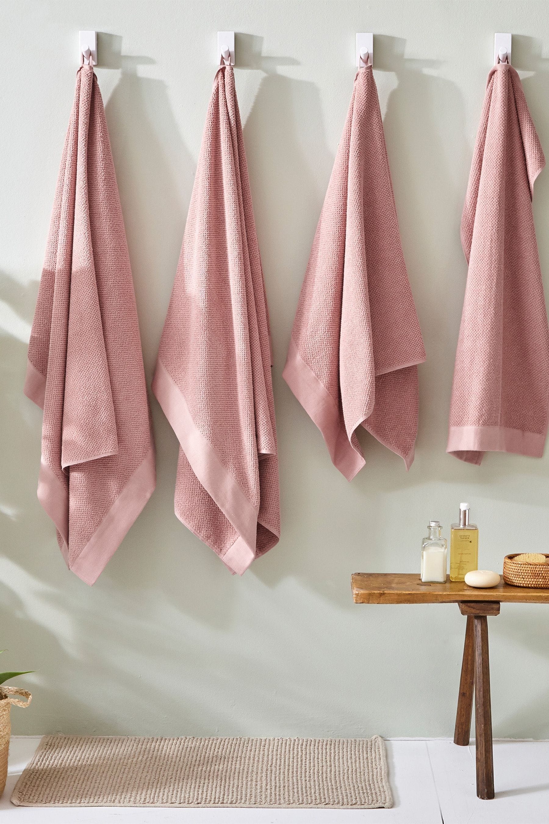 Pink best sale towel bale