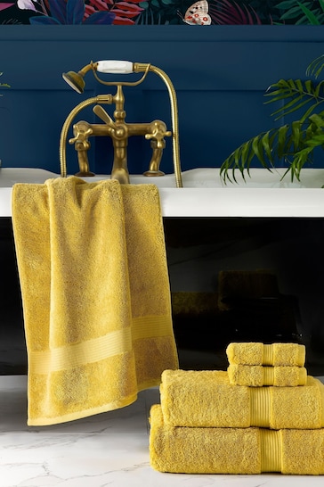 Riva Paoletti 6 Piece Yellow Cleopatra Towel Bale