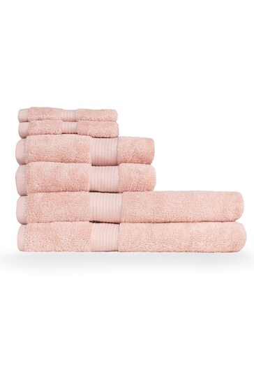 Riva Paoletti 6 Piece Pink Cleopatra Towel Bale