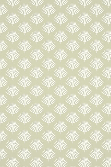 Scion Beige Ballari Leaves Wallpaper Sample Wallpaper