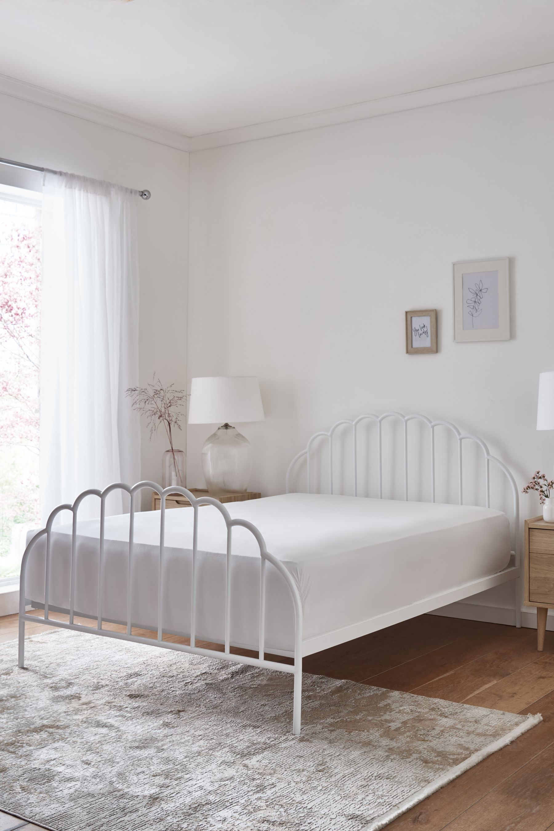 Buy White Stella Metal Bed Frame from the Next UK online shop