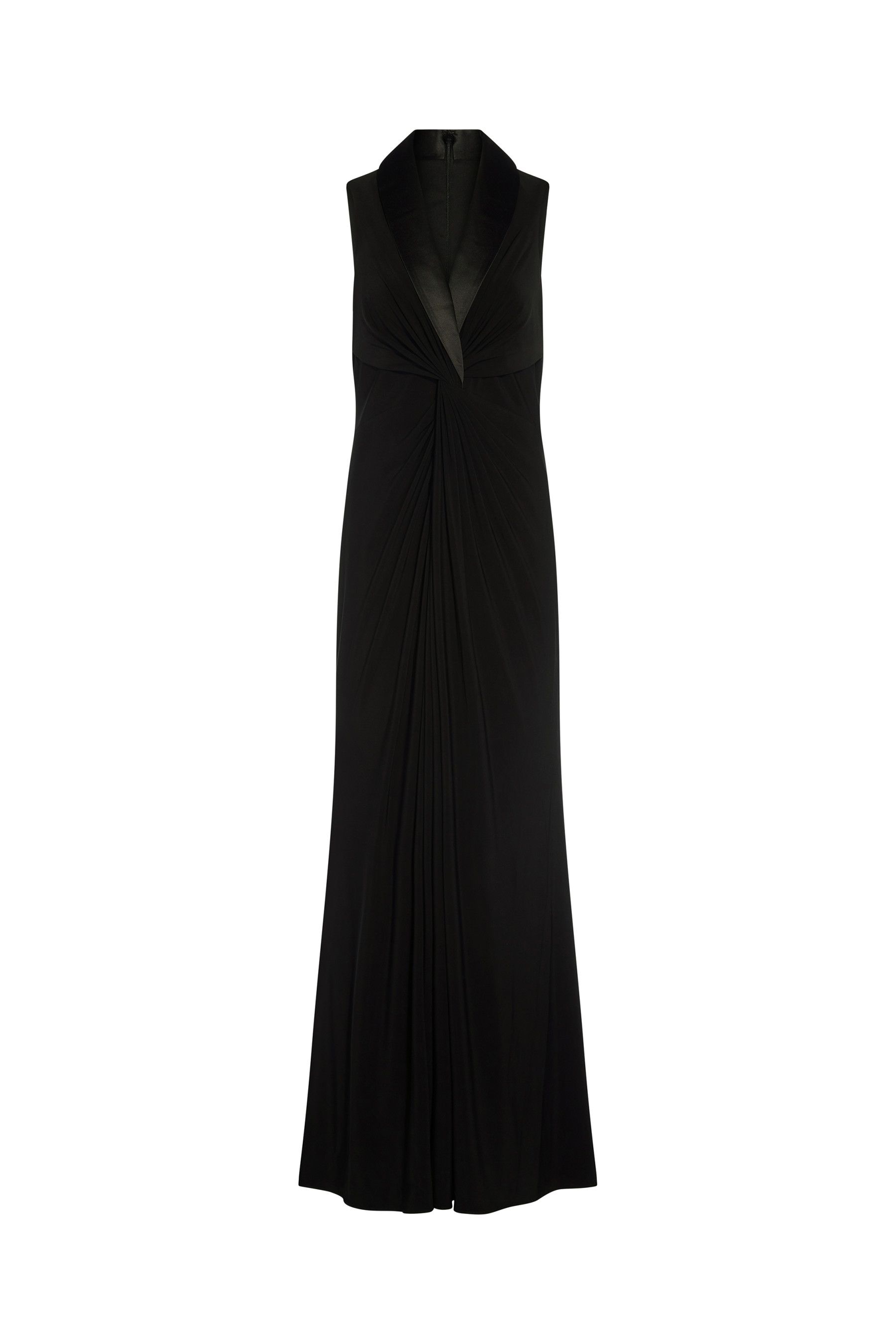 Black jersey gown best sale