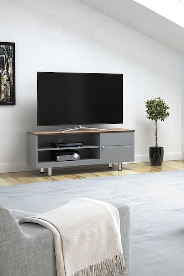 AVF Grey Whitesands 1200 Rustic Wood Effect TV Stand