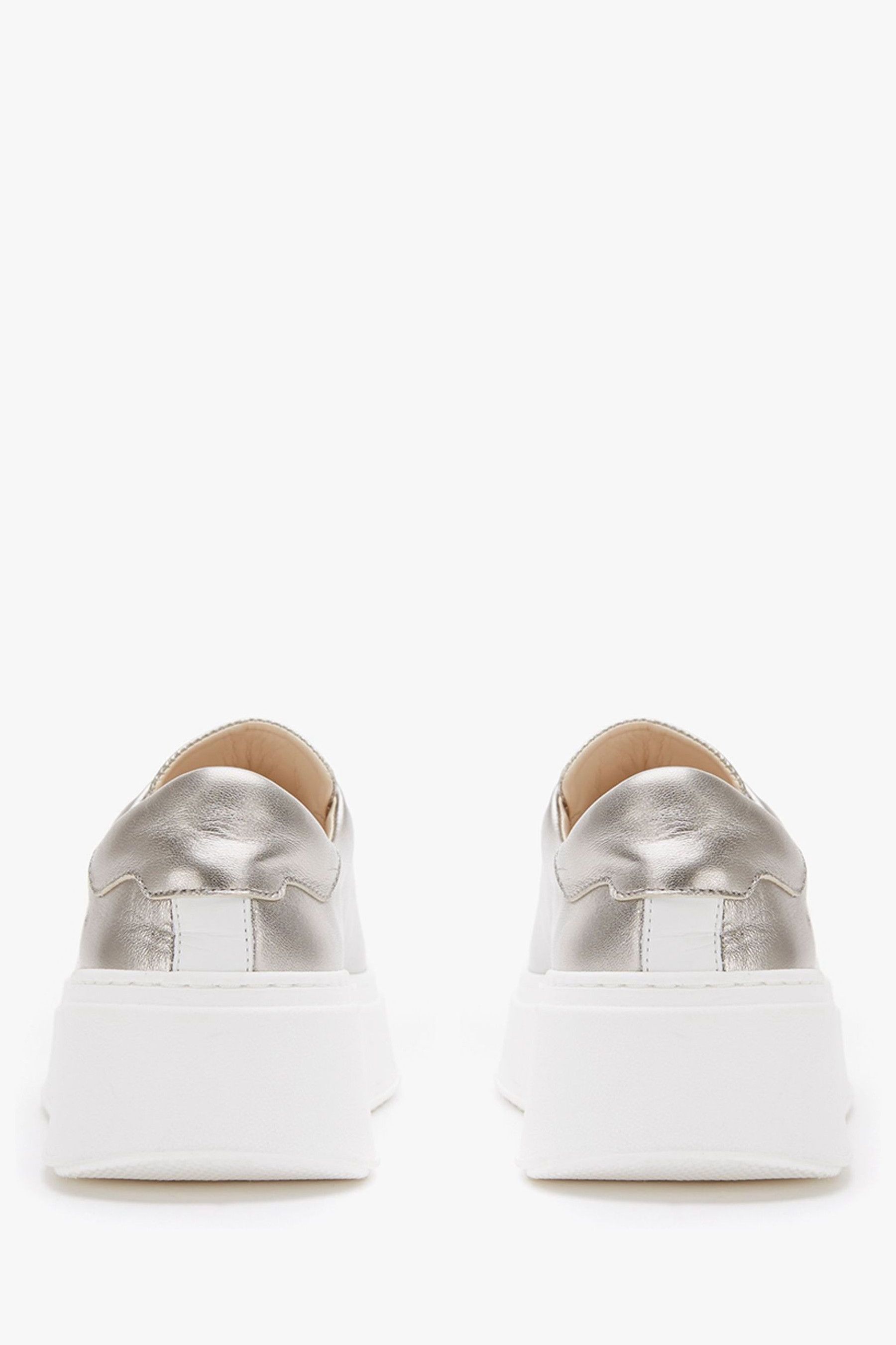 Gold platform cheap trainers