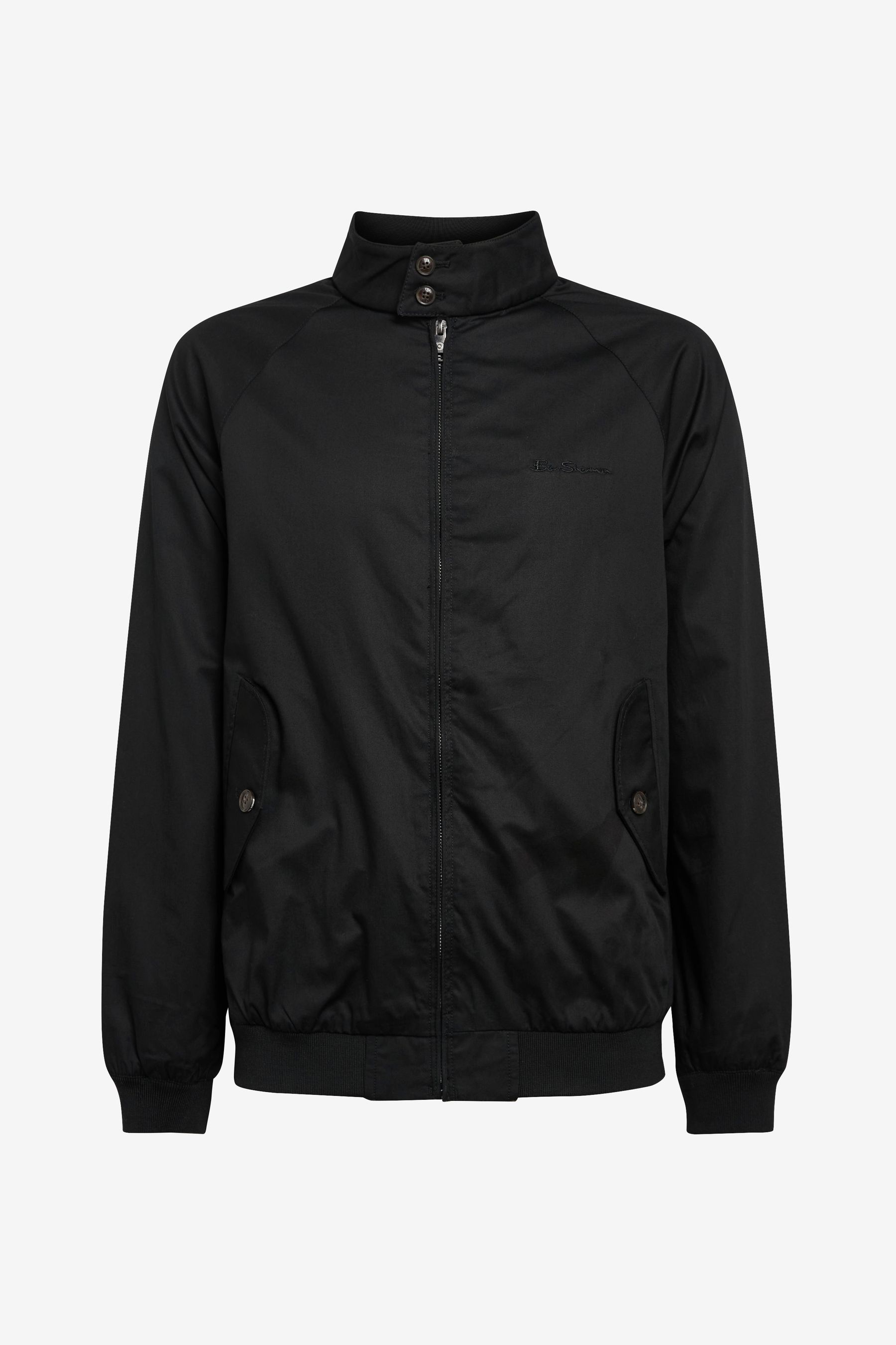 Ben sherman black outlet harrington jacket