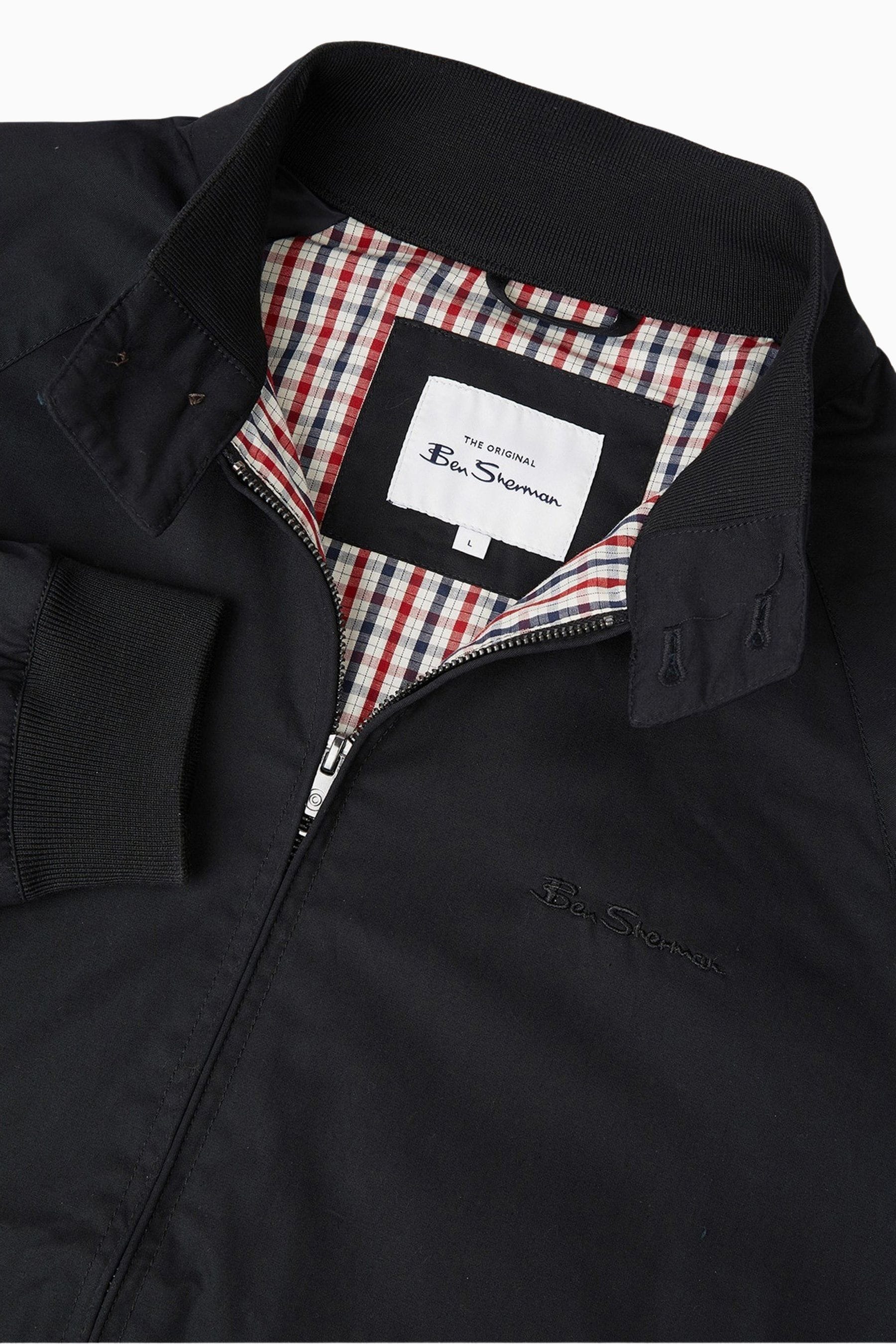 Ben Sherman Black Signature Harrington Jacket