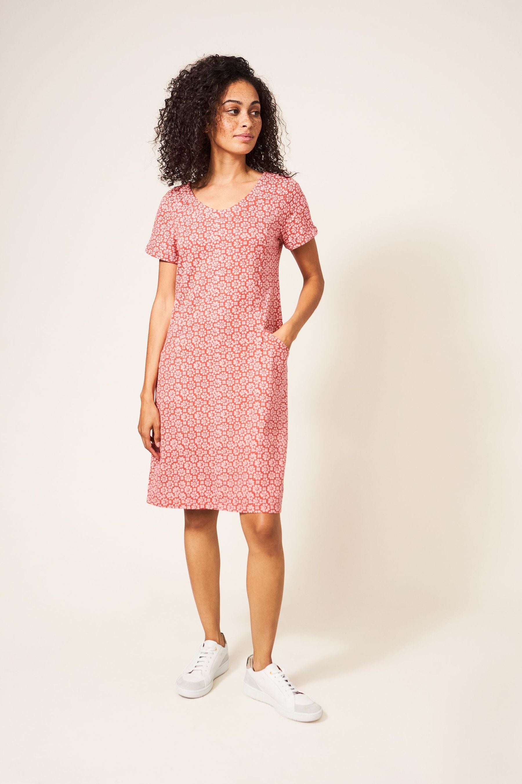 Buy White Stuff Orange Selina Fairtrade Dress from the Next UK