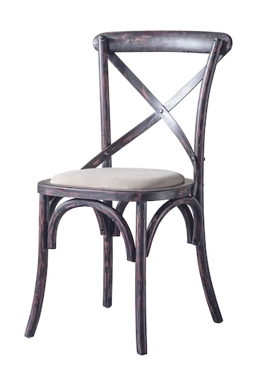 Gallery Home Set of 2 Black Boston Dining Chairs