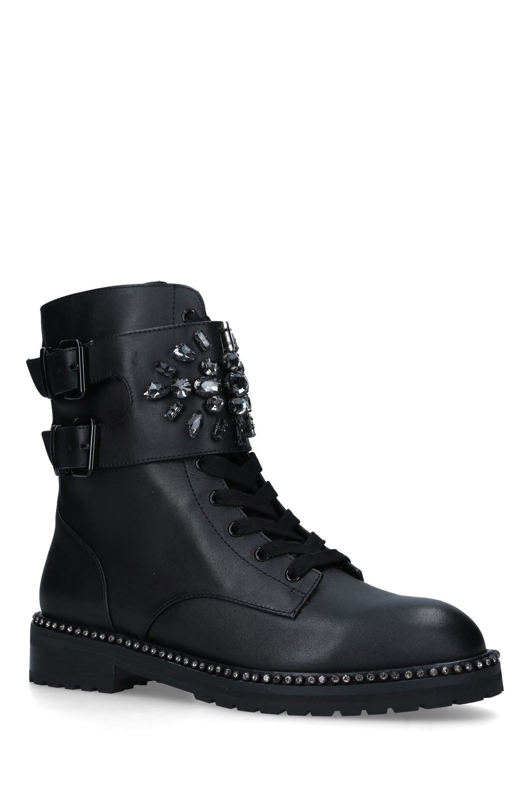 Buy Kurt Geiger Lonodn Black Stoop Boots from the Next UK online shop