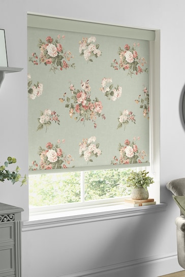 Laura Ashley Sage Green Rosemore Roller Blind