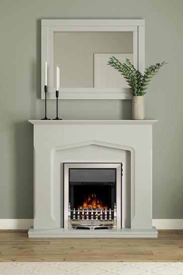 Be Modern Grey Bramwell Electric Fireplace