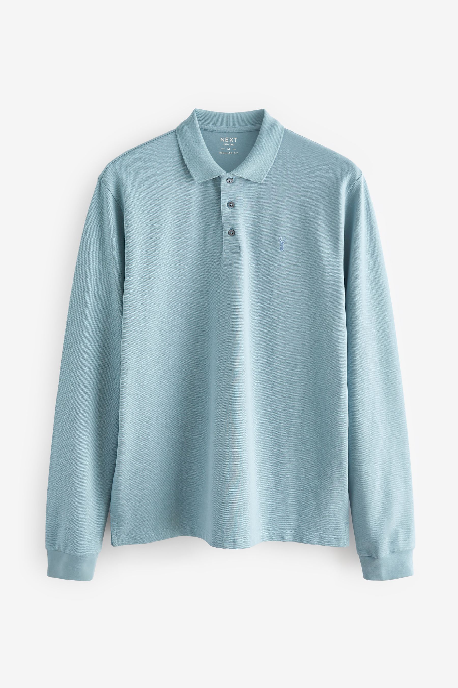 Light blue 2025 long sleeve polo