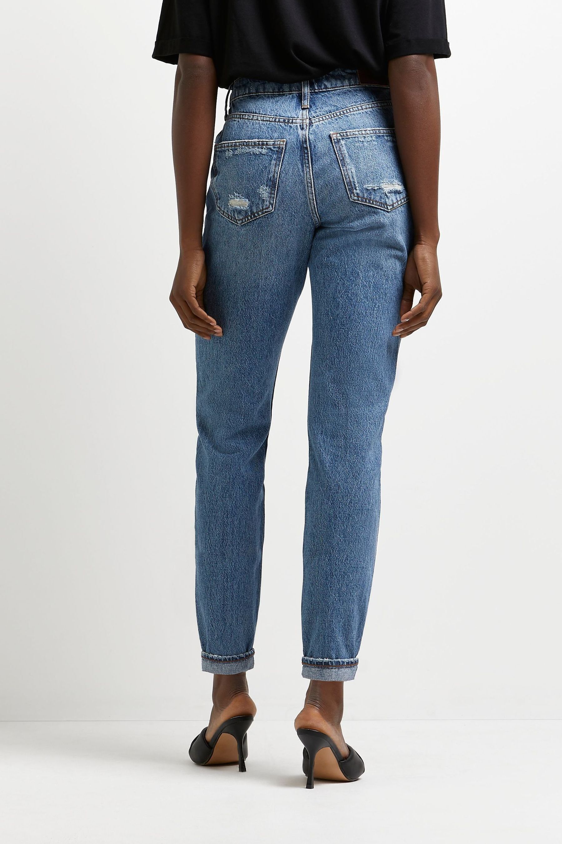 River island online mom jeans