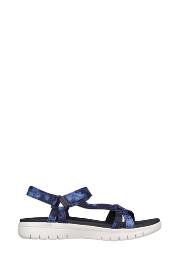 Skechers Blue On-The-Go Flex Spring Fling Womens Sandals