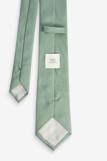 Sage Green Twill Tie