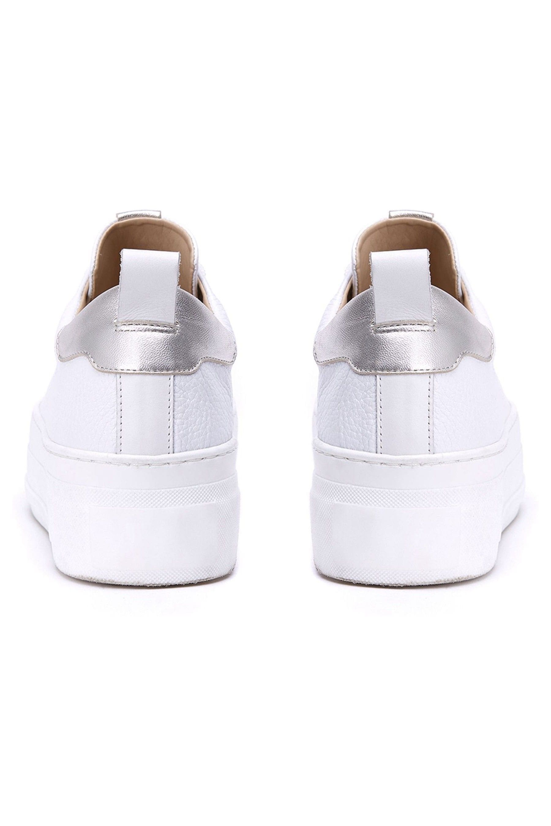 Buy Mint Velvet White Platform Belle Trainers from the Next UK
