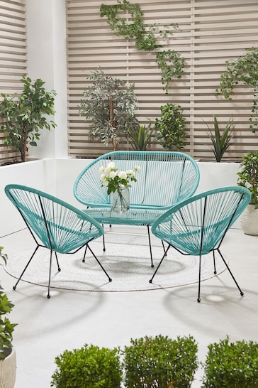 Pacific Blue Outdoor Rio Seating Set