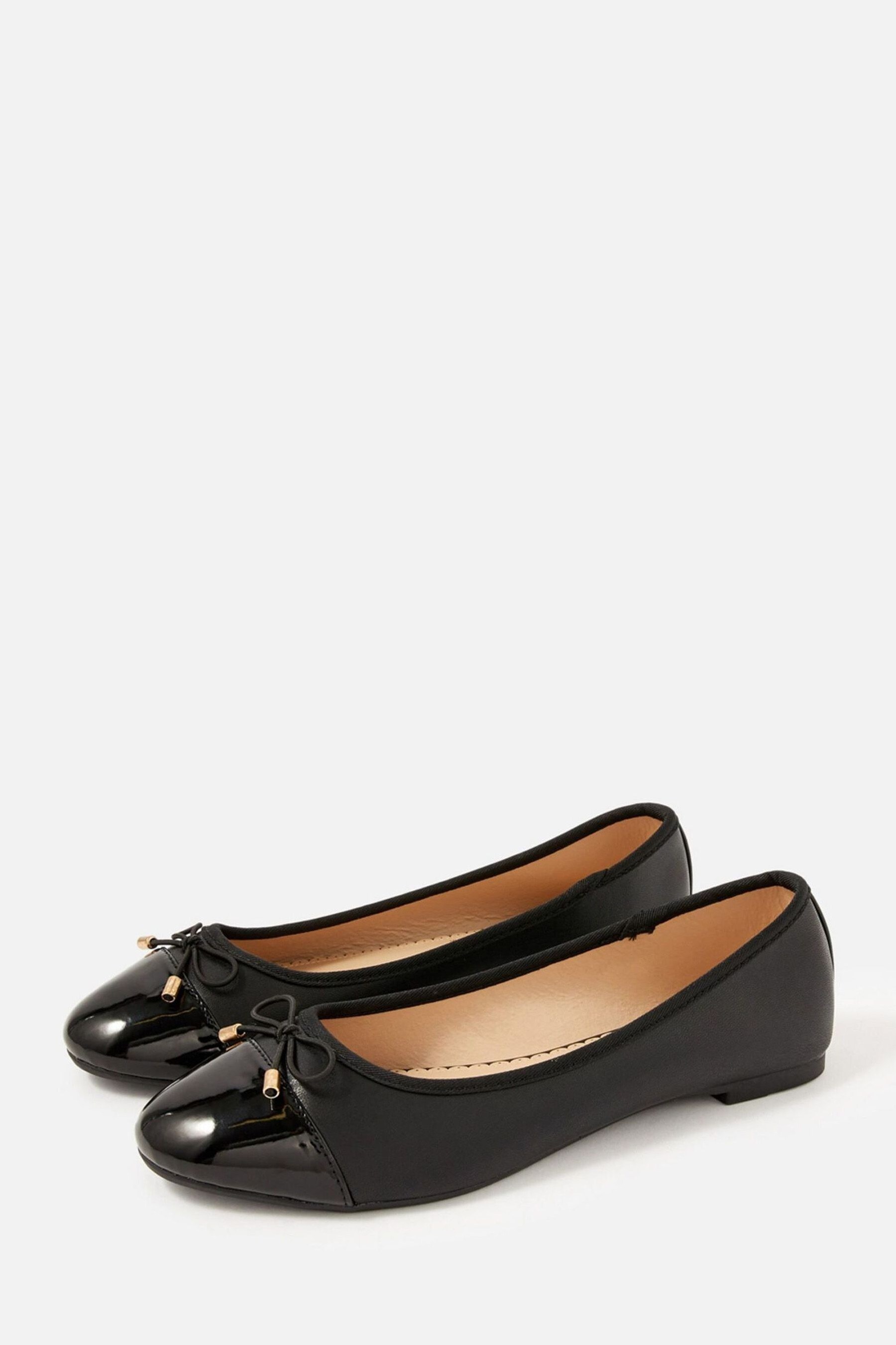 Buy Accessorize Black Patent Toe 