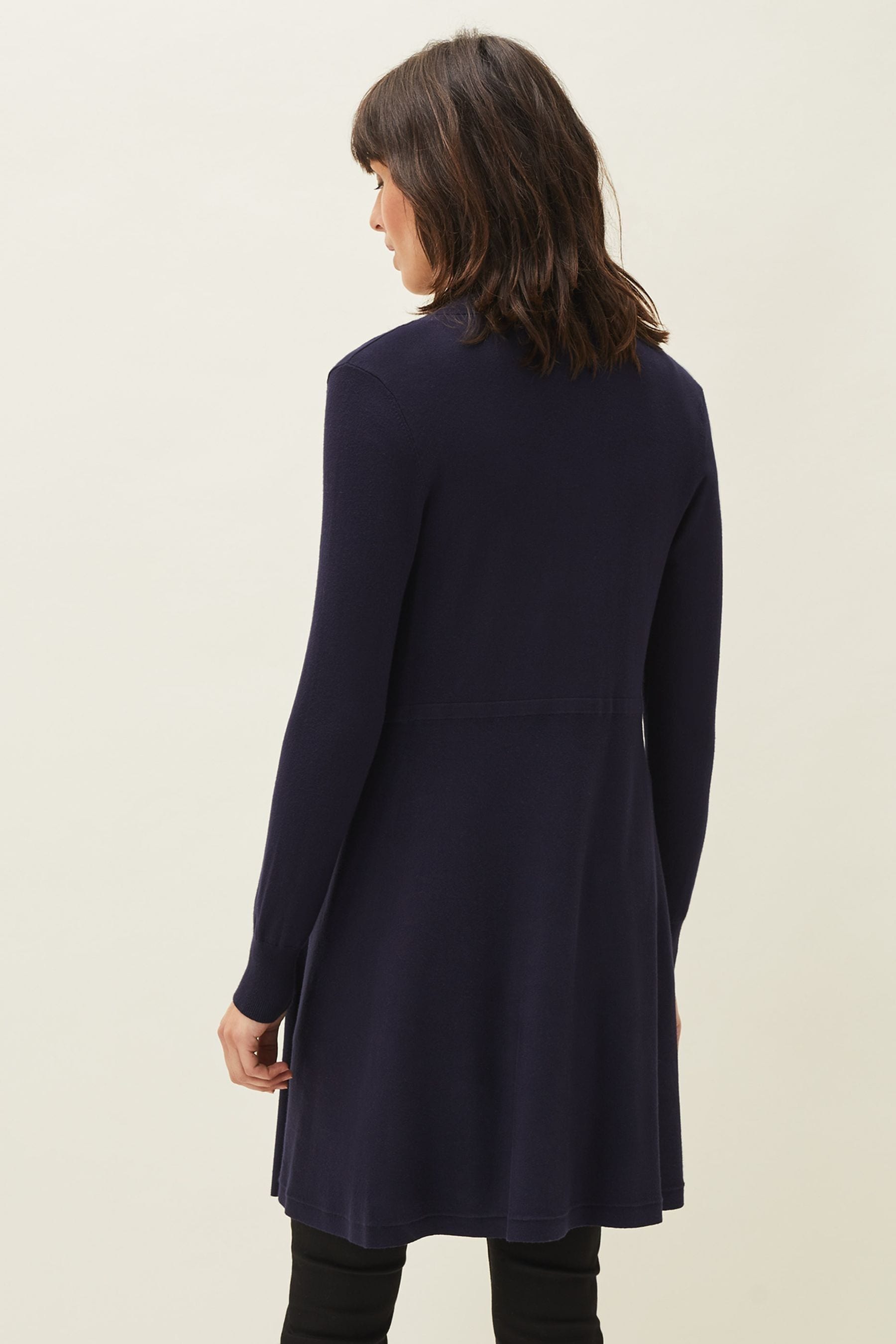 Phase eight lili longline clearance cardigan navy