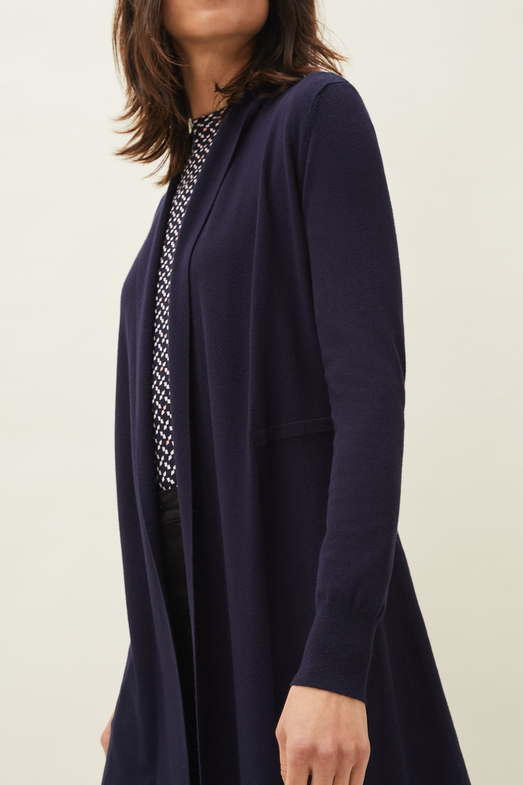 Phase eight lili 2025 longline cardigan navy