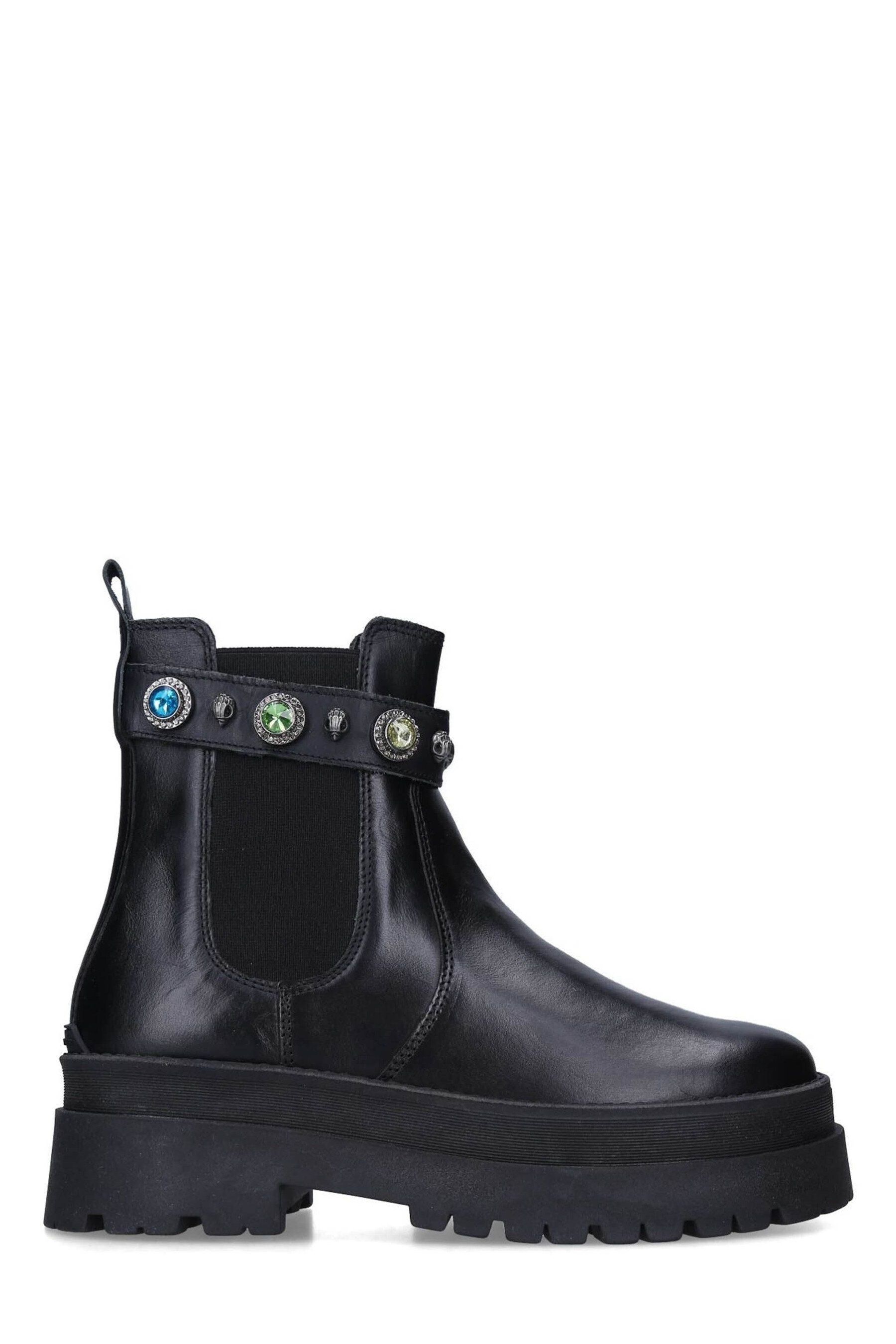 Kurt Geiger London Black Sawyer Chelsea Boots