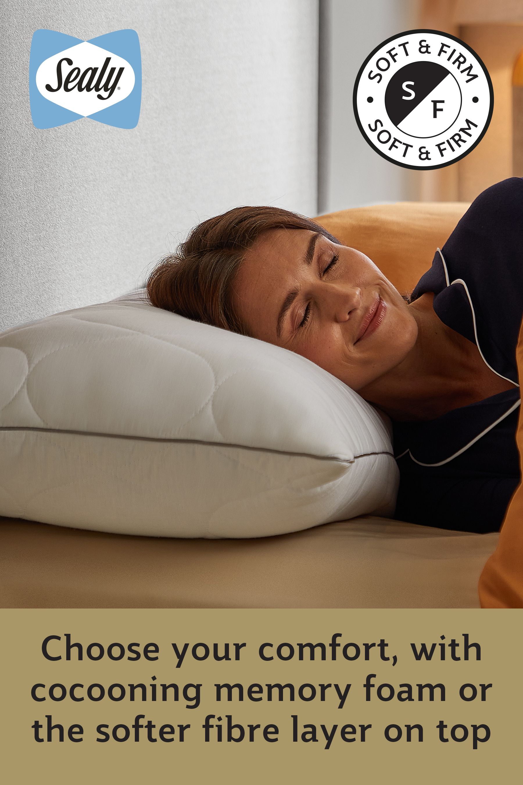Dual clearance comfort pillow