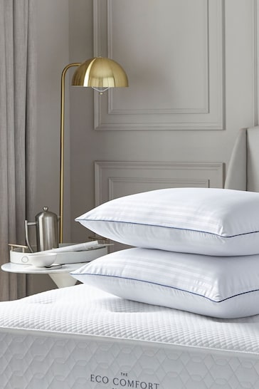 Silentnight Set of 2 Luxury Piped Hotel Collection Pillows