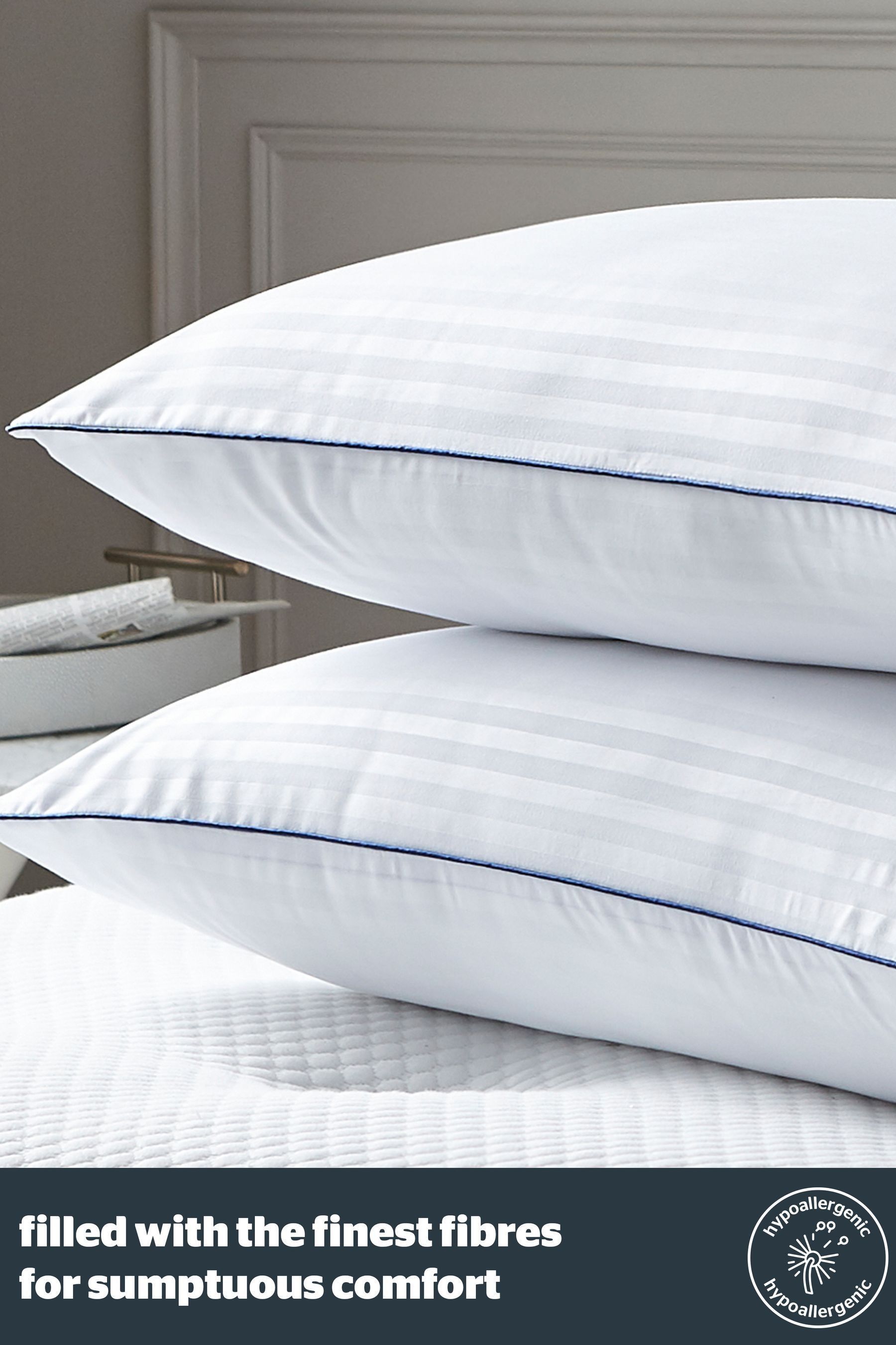 Langria luxury hotel store collection bed pillows