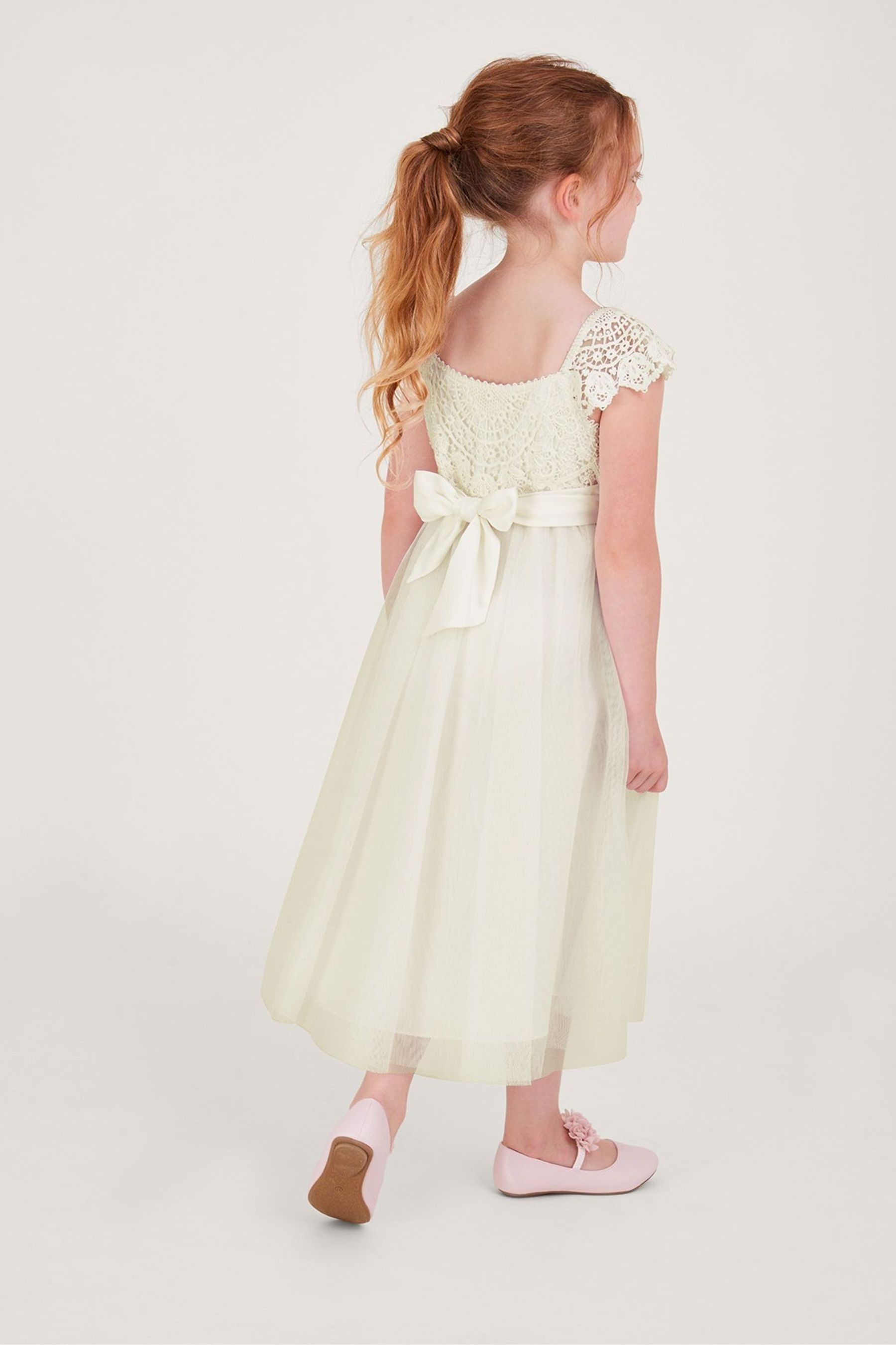 Monsoon Estella Dress Ivory