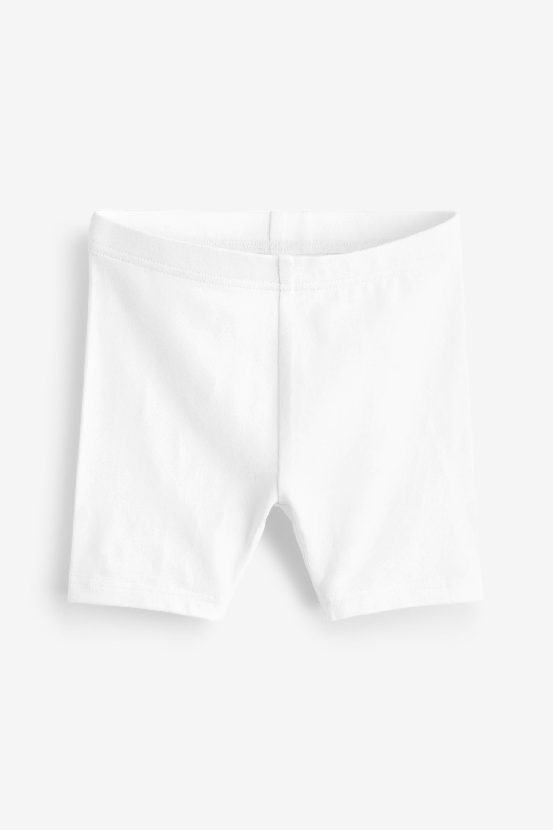 White short biker shorts clearance