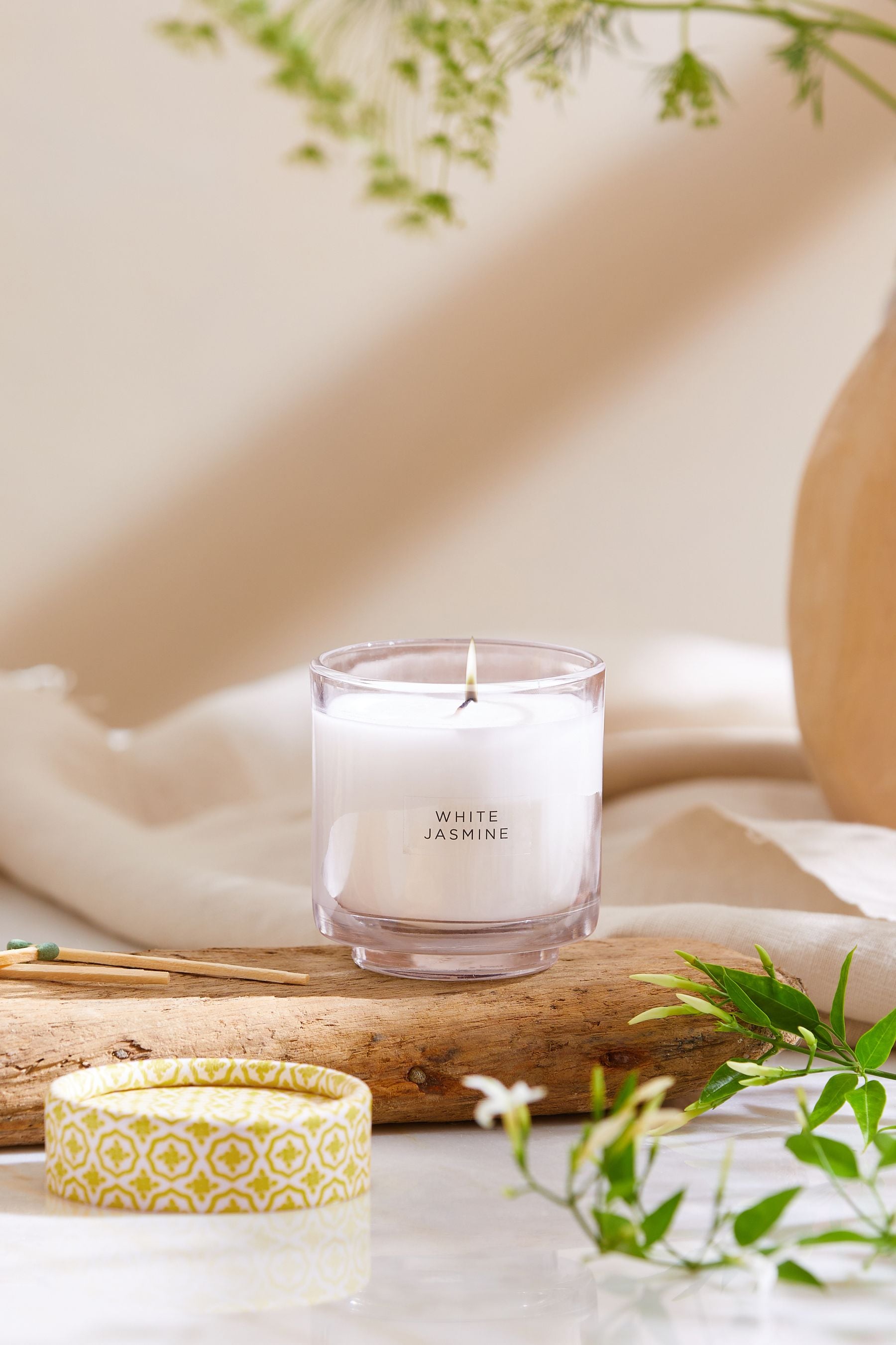 White scented hotsell candles