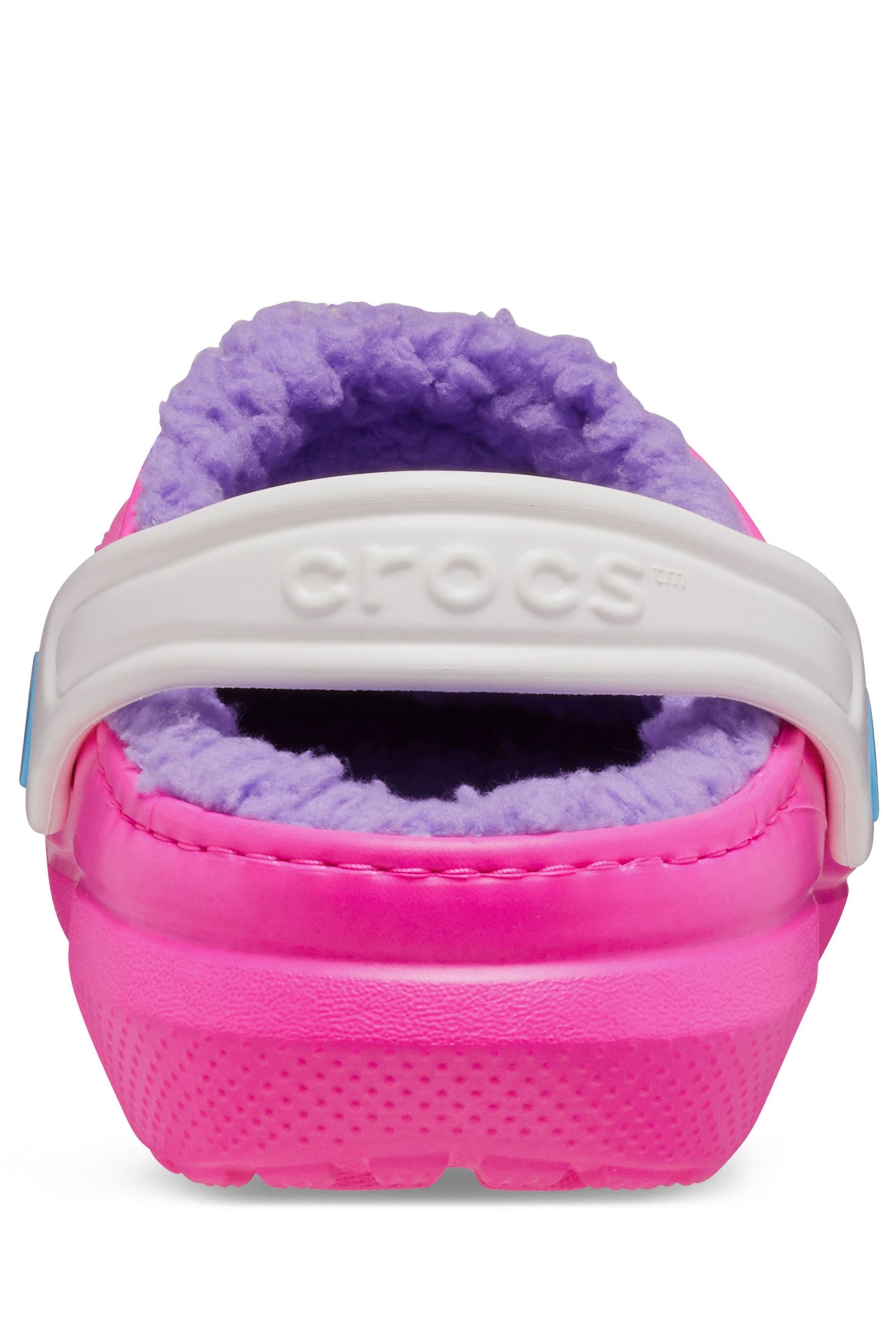 Crocs pink fur on sale