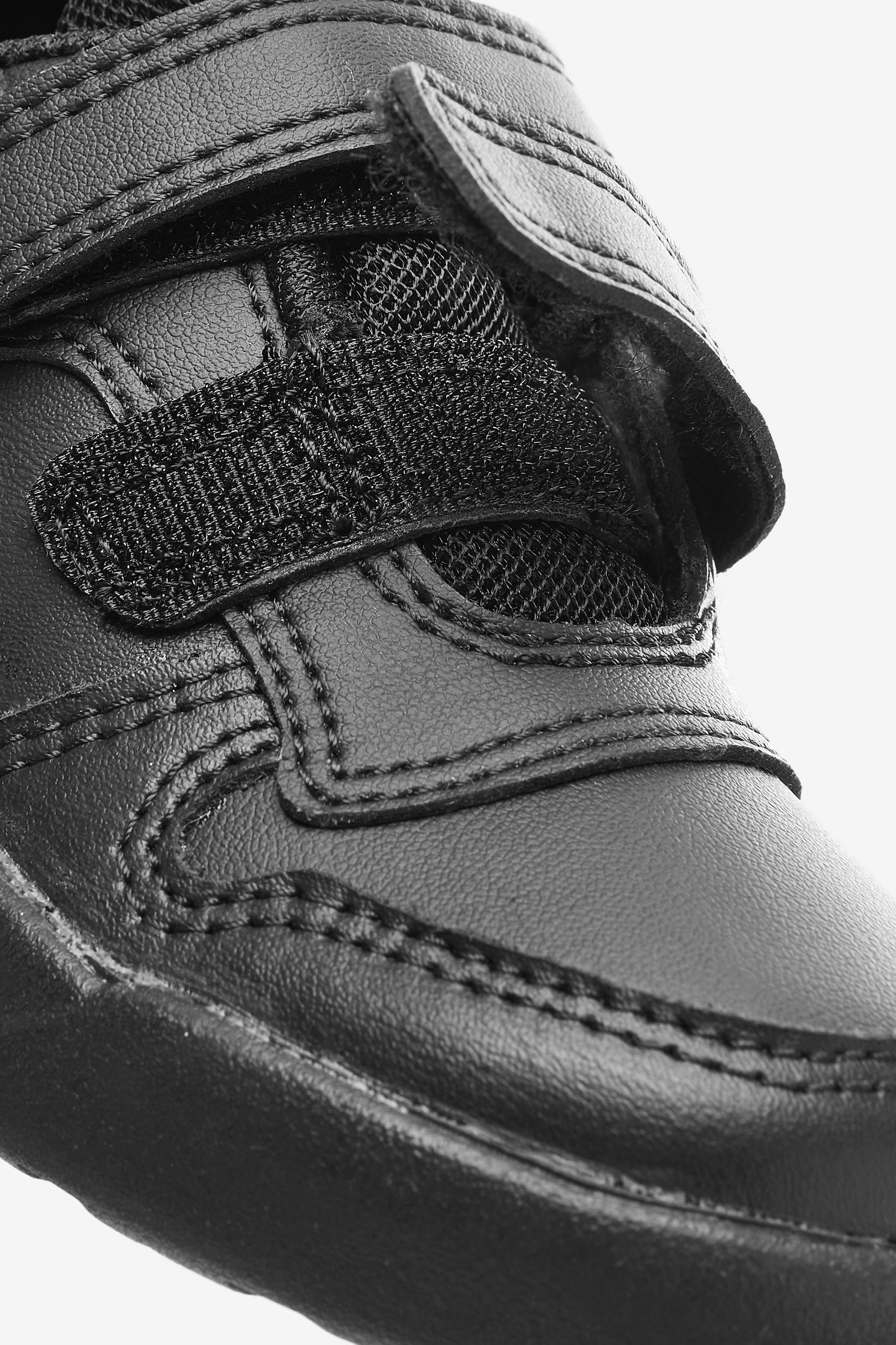 Black velcro school trainers shop