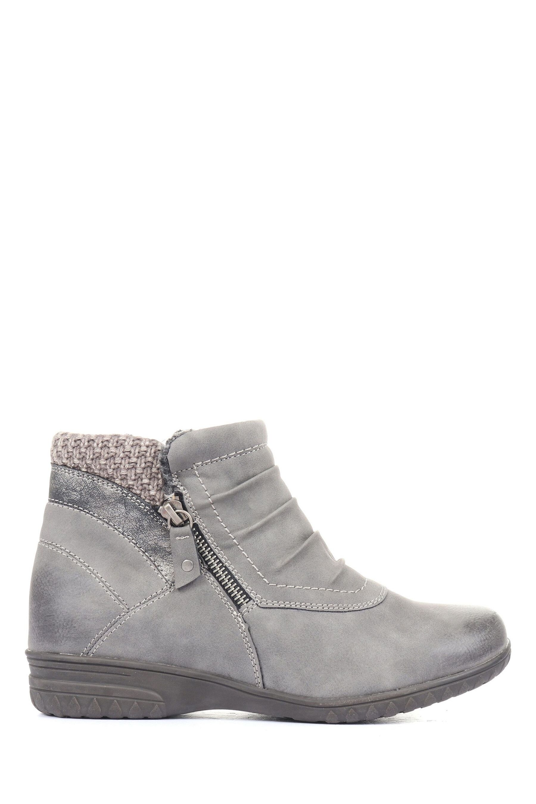 Ladies ruched ankle boots online