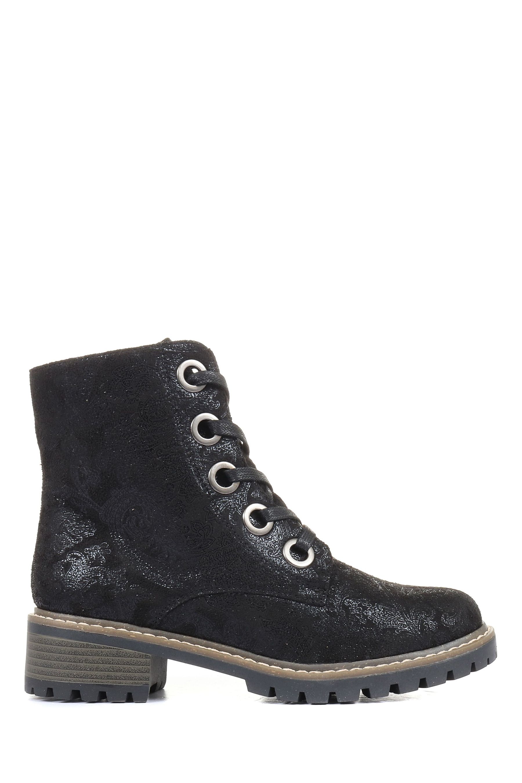 Pavers Ladies Lace Up Ankle Boots