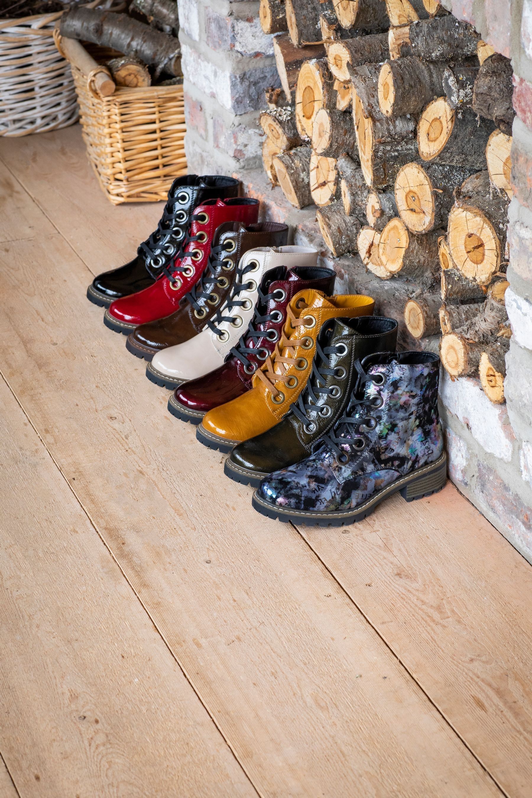 Pavers lace deals up ankle boots