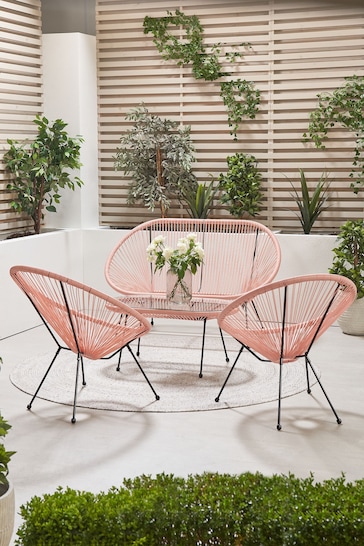 Pacific Pink Outdoor Rio Seating Set