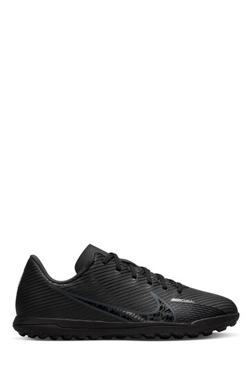 Nike Black Jr. Mercurial Vapour 15 Club Turf Football Boots