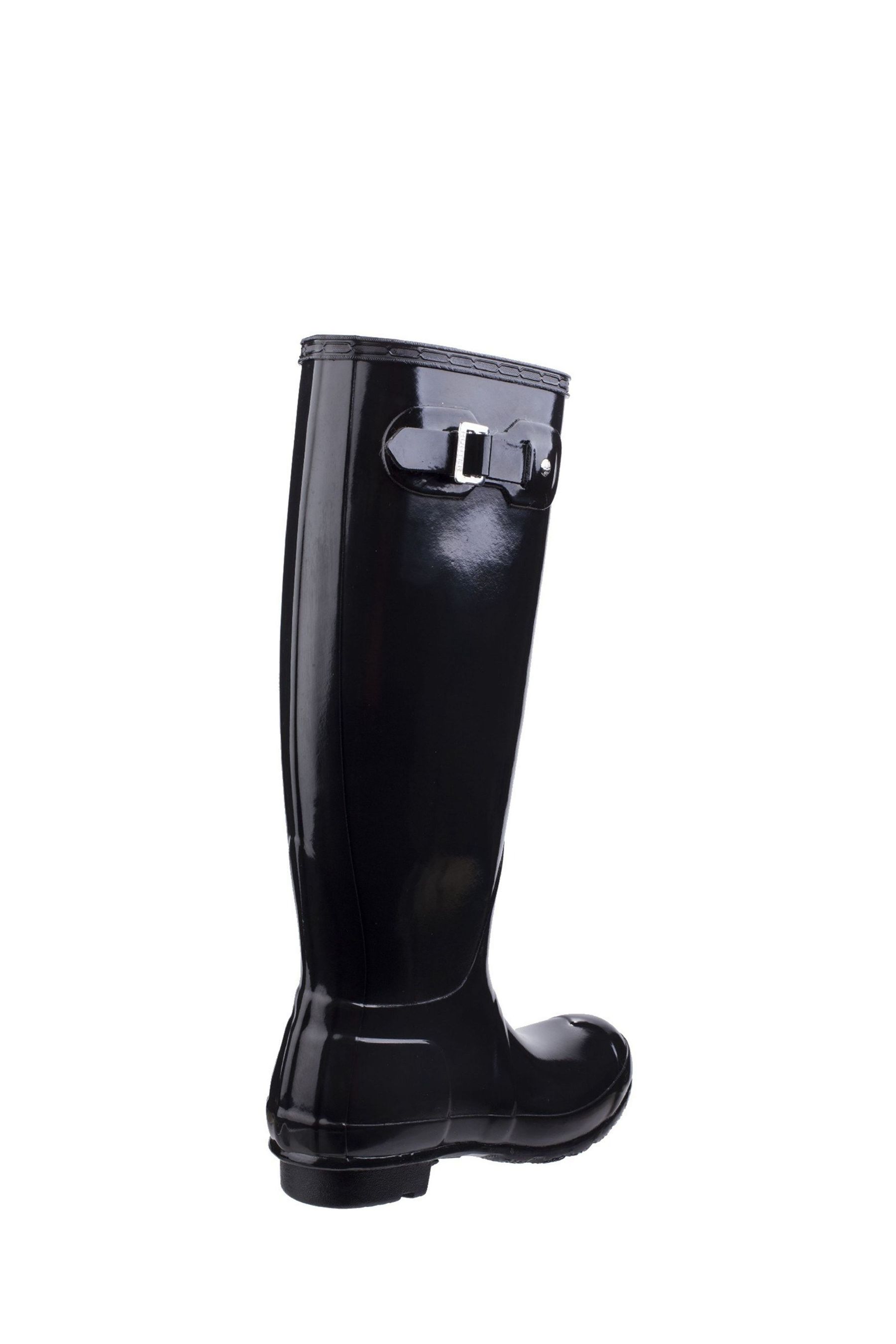 Hunter black gloss wellies sale