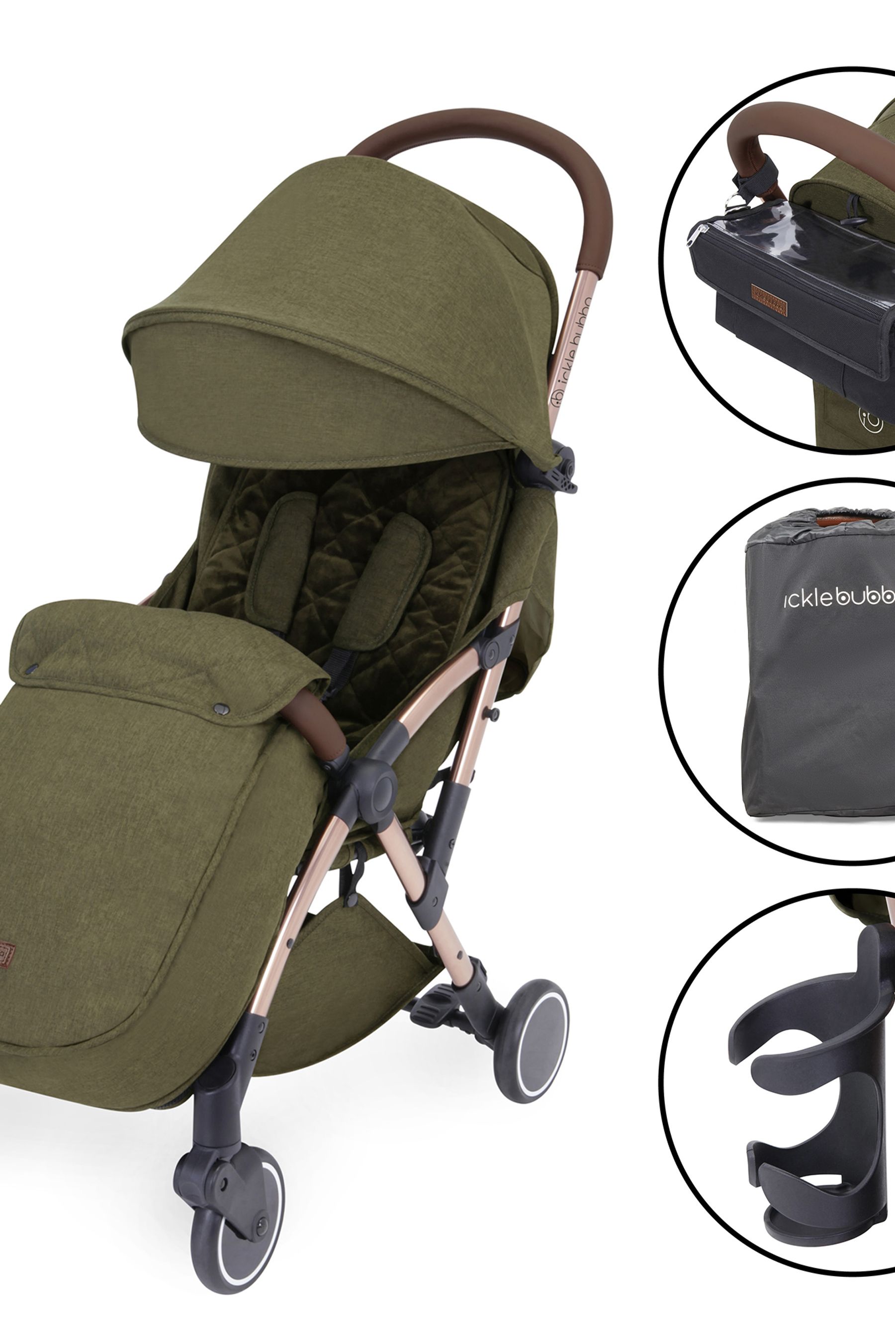 Buy Ickle Bubba Green Globe Stroller Prime Pushchair from the Next
