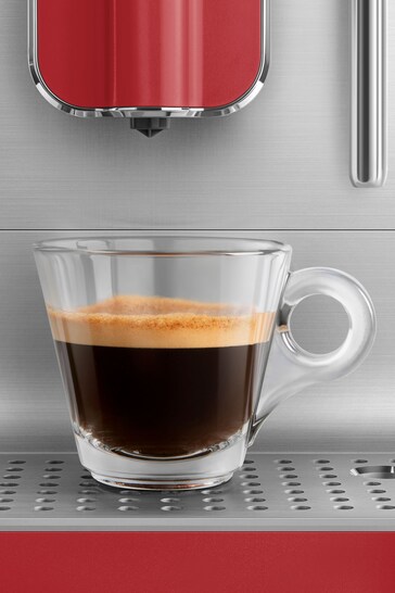 Smeg Red Bean To Cup Coffee Machine