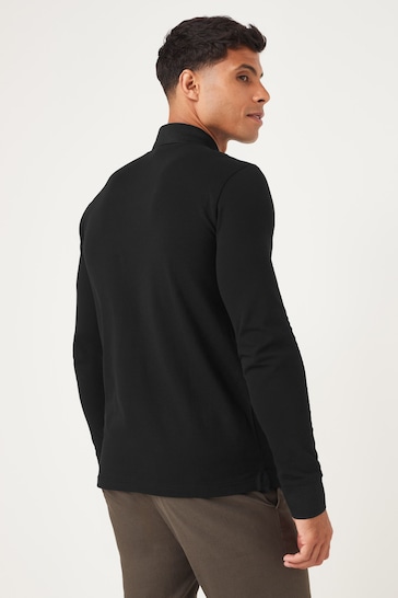 Armani Exchange Long Sleeve Polo Shirt