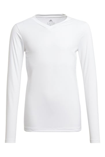 adidas White Team Base T-Shirt