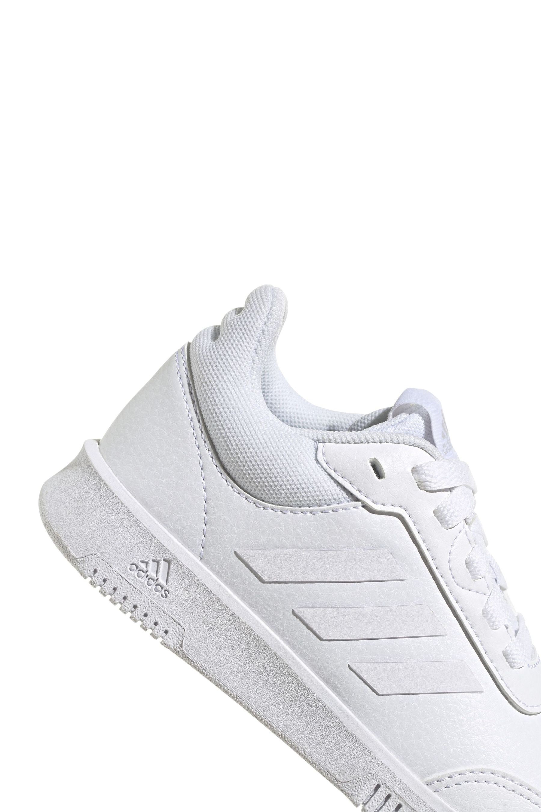 Adidas kids white trainers discount